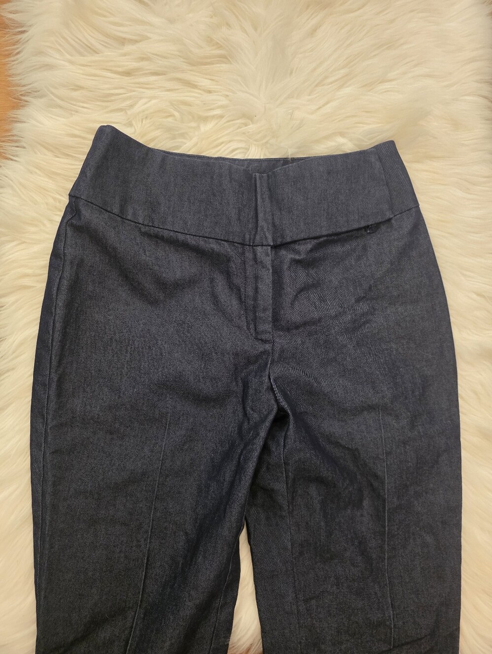 Vintage Women’s Dark Blue Denim Suit Jacket & Pants Set - Picture 7 of 13